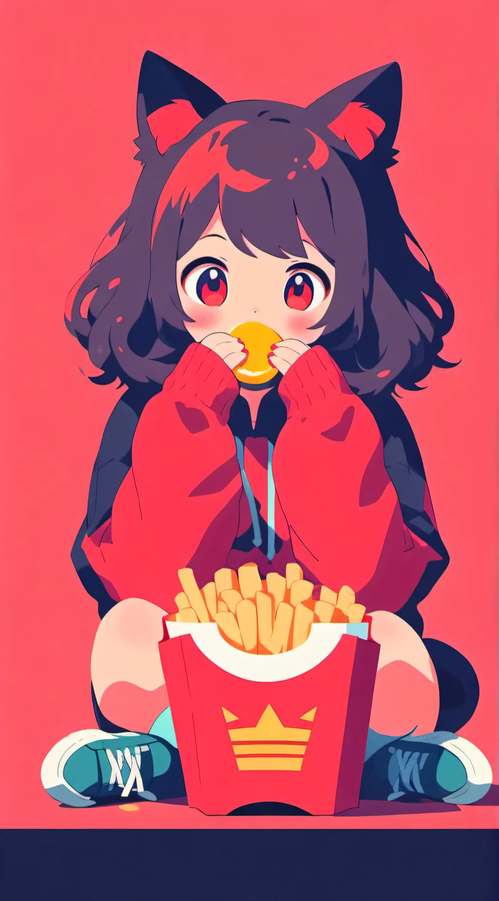 ai character: meowster background