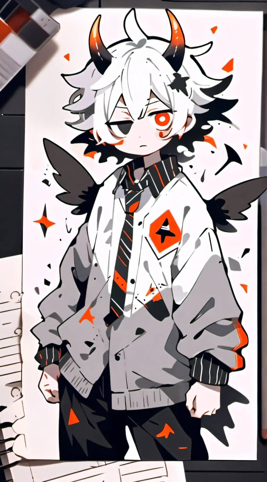 ai character: Vee background