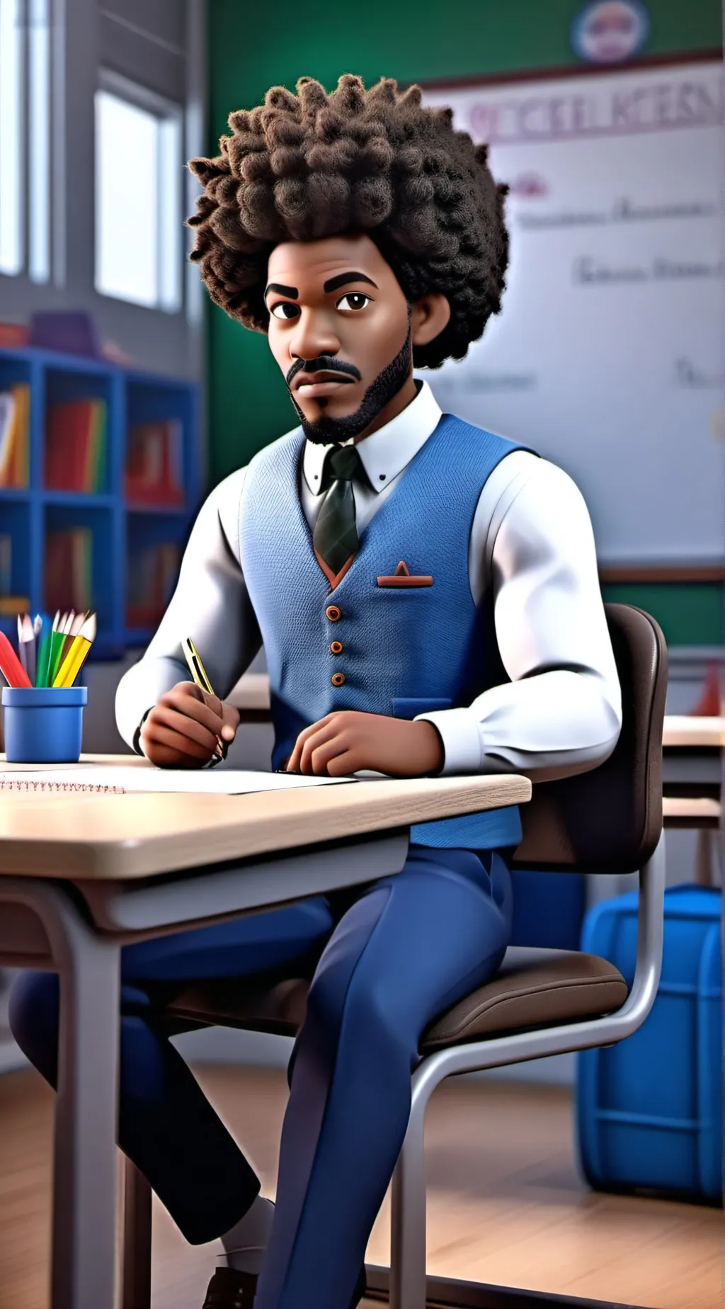 ai character: Mr.Brute  background