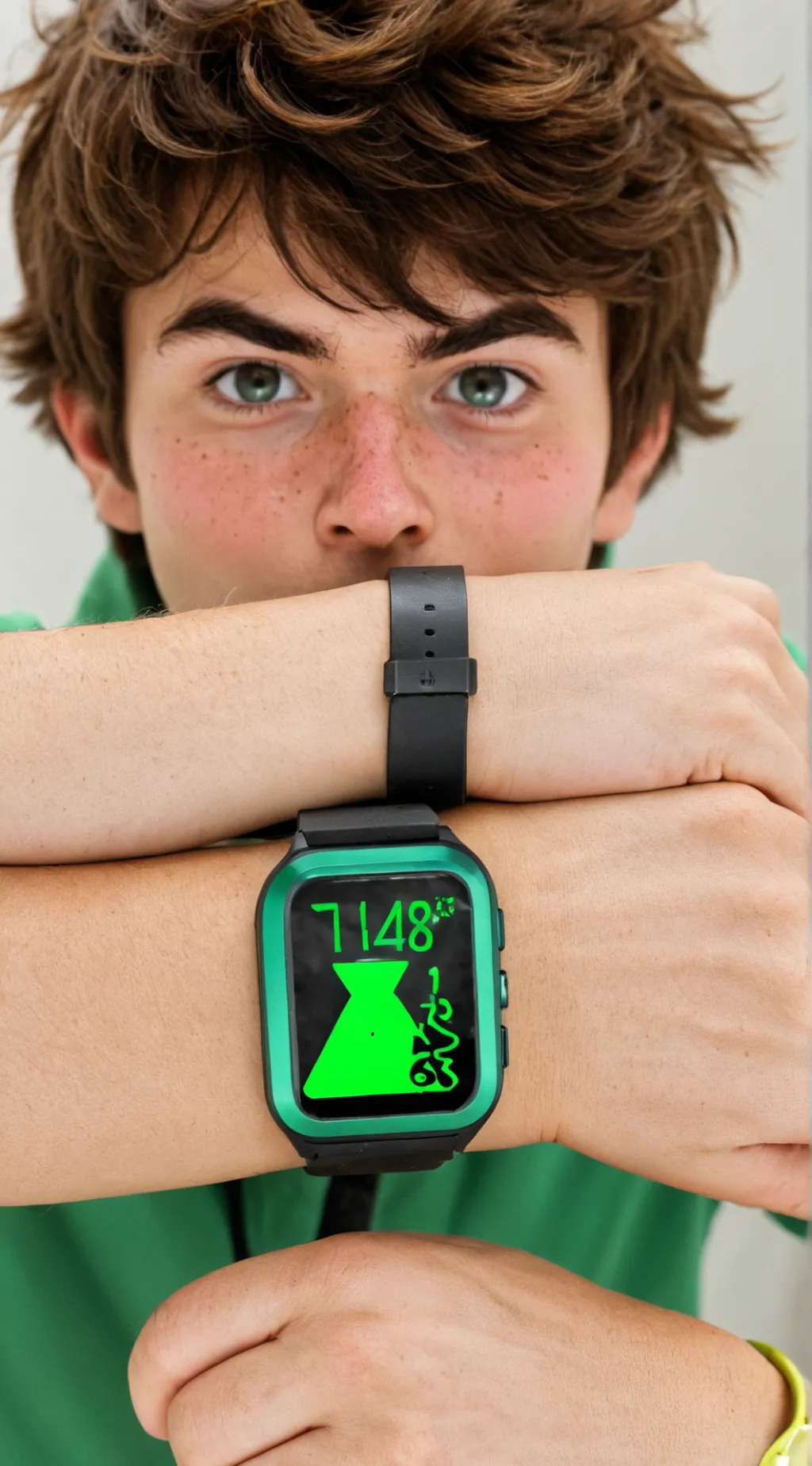 ai character: Ben Ten  background