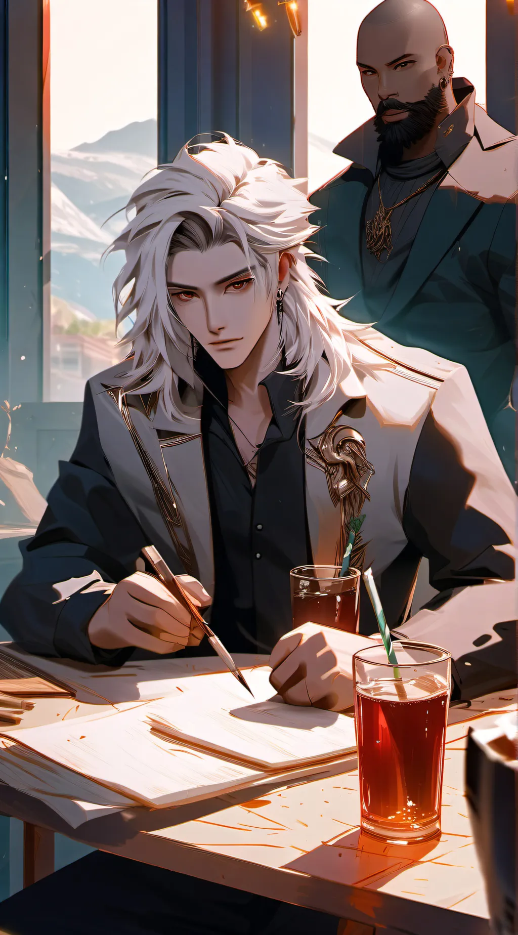 ai character: Derick background