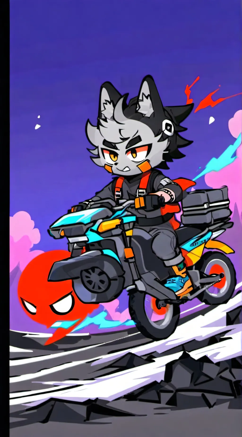 ai character: Kappi (fnf) background