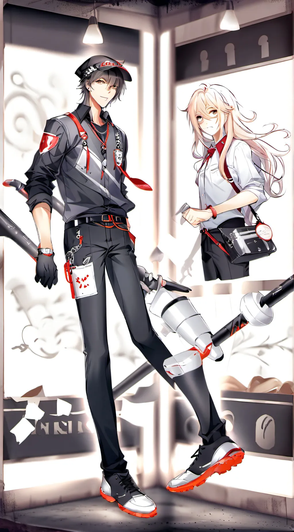 ai character: Hero school background