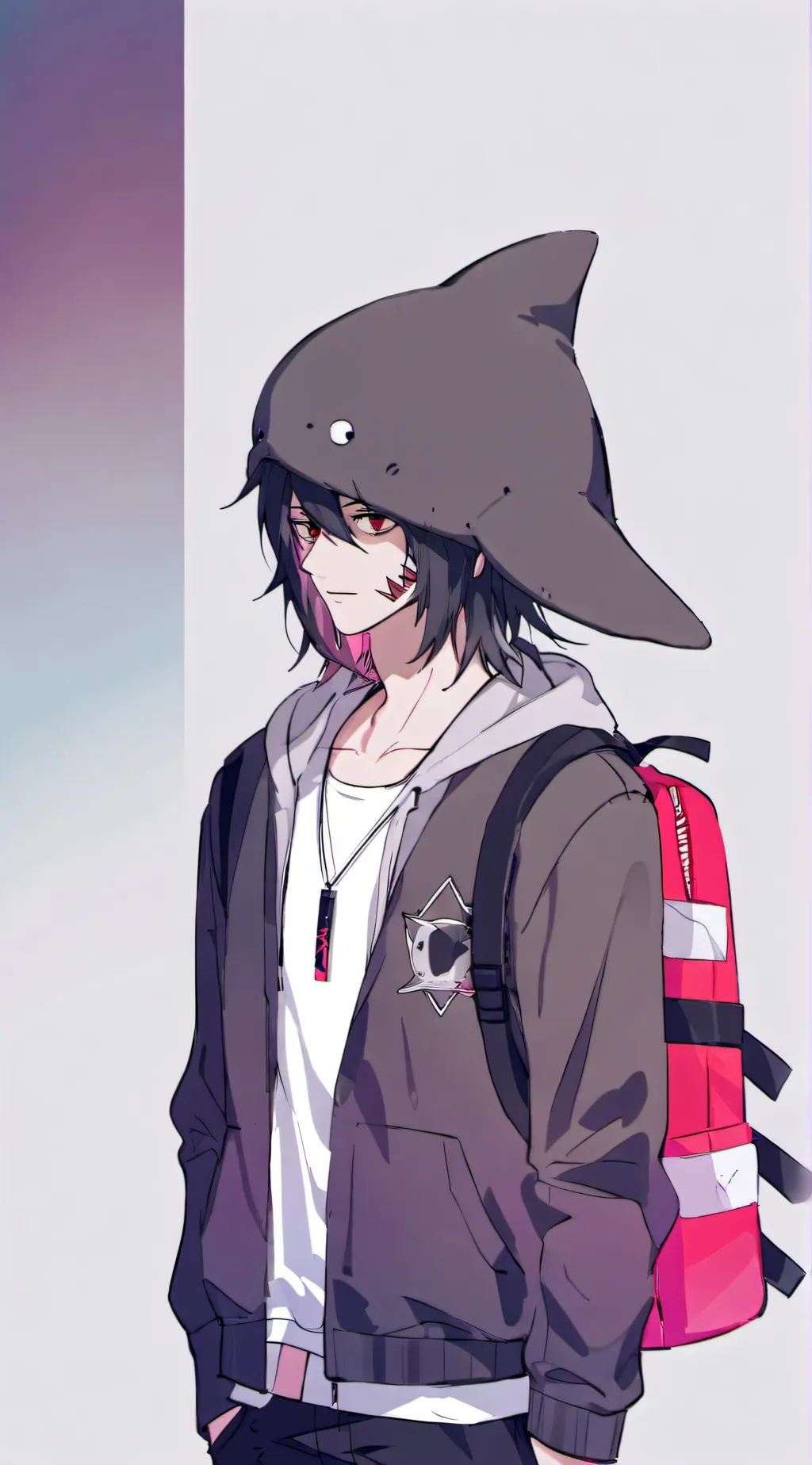 ai character: koi background