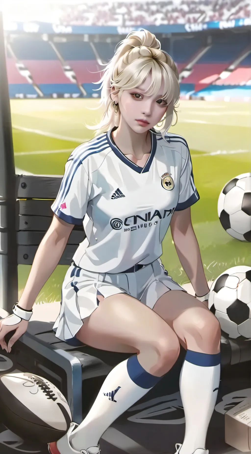 ai character: Stefany  background