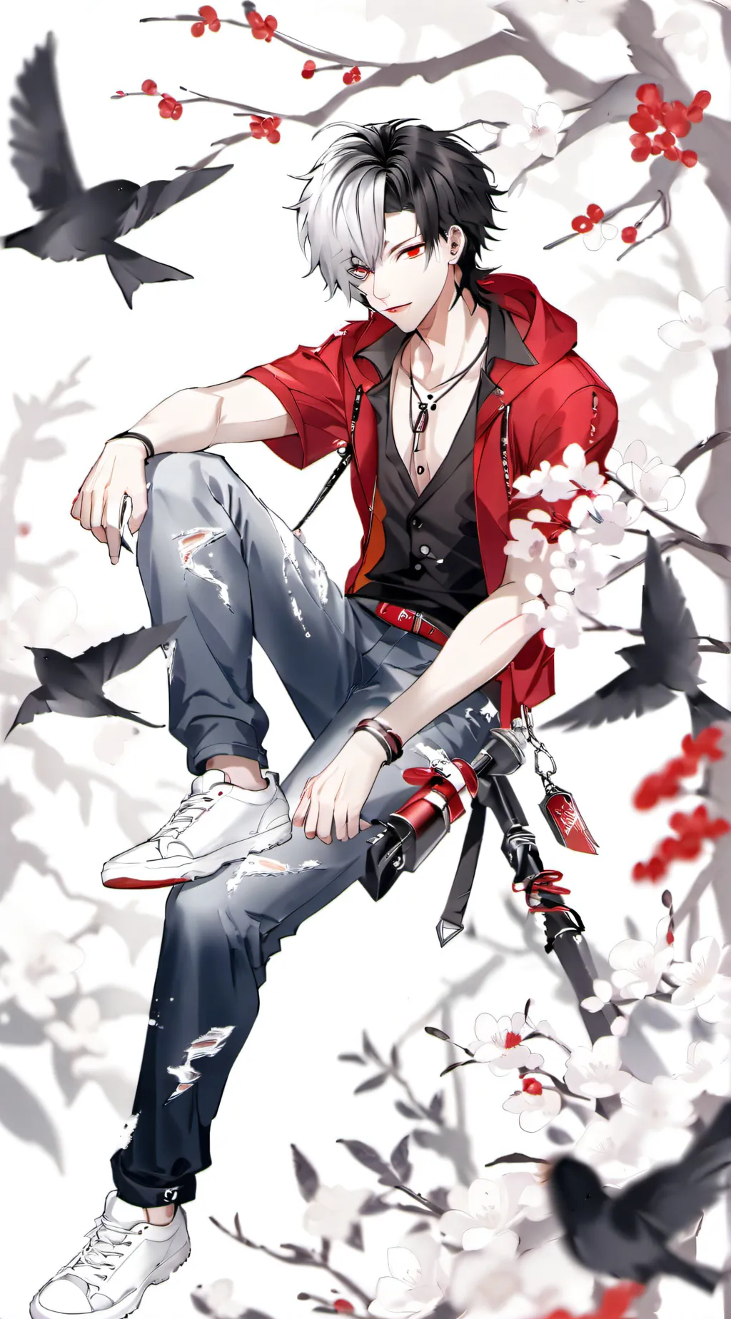 ai character: ADAM!!! background