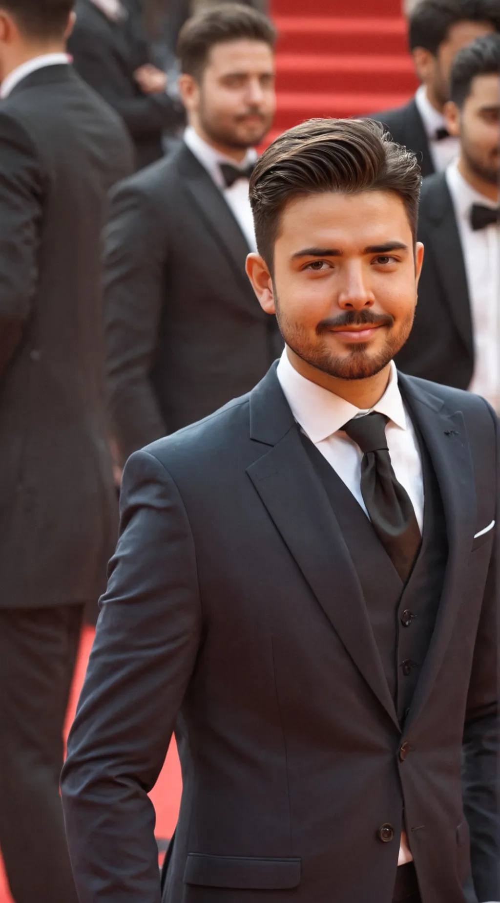 ai character: noyan yesari  background