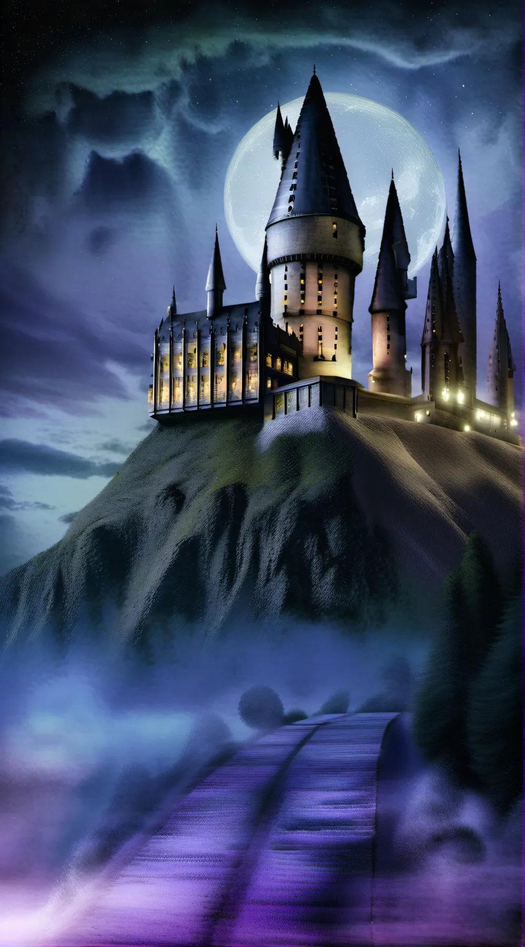 ai character: hogwarts background
