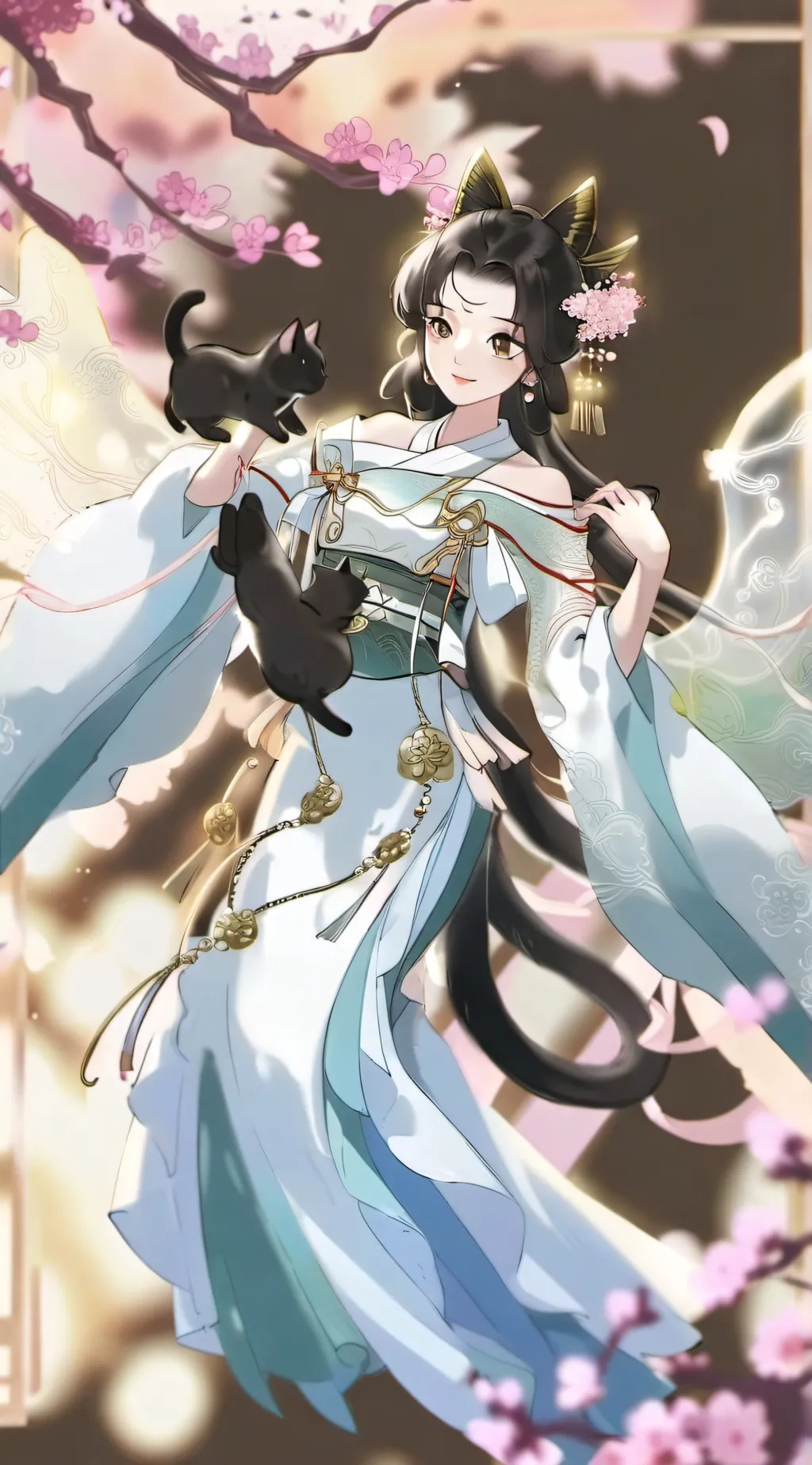 ai character: Random goddess background