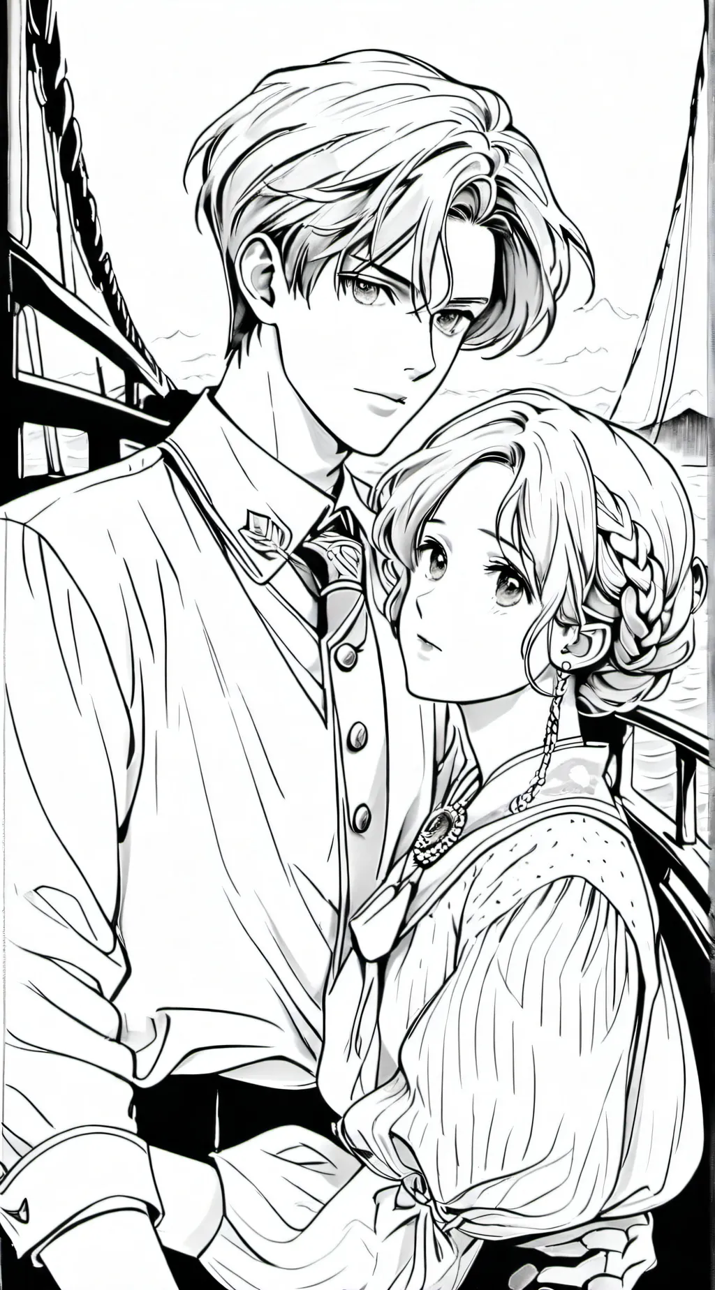 ai character: Titanic story background