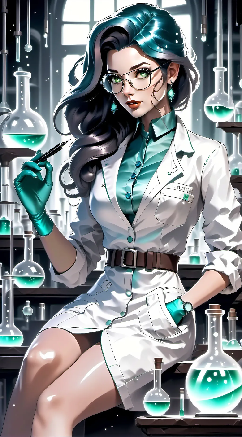 ai character: Dra. Fernández background