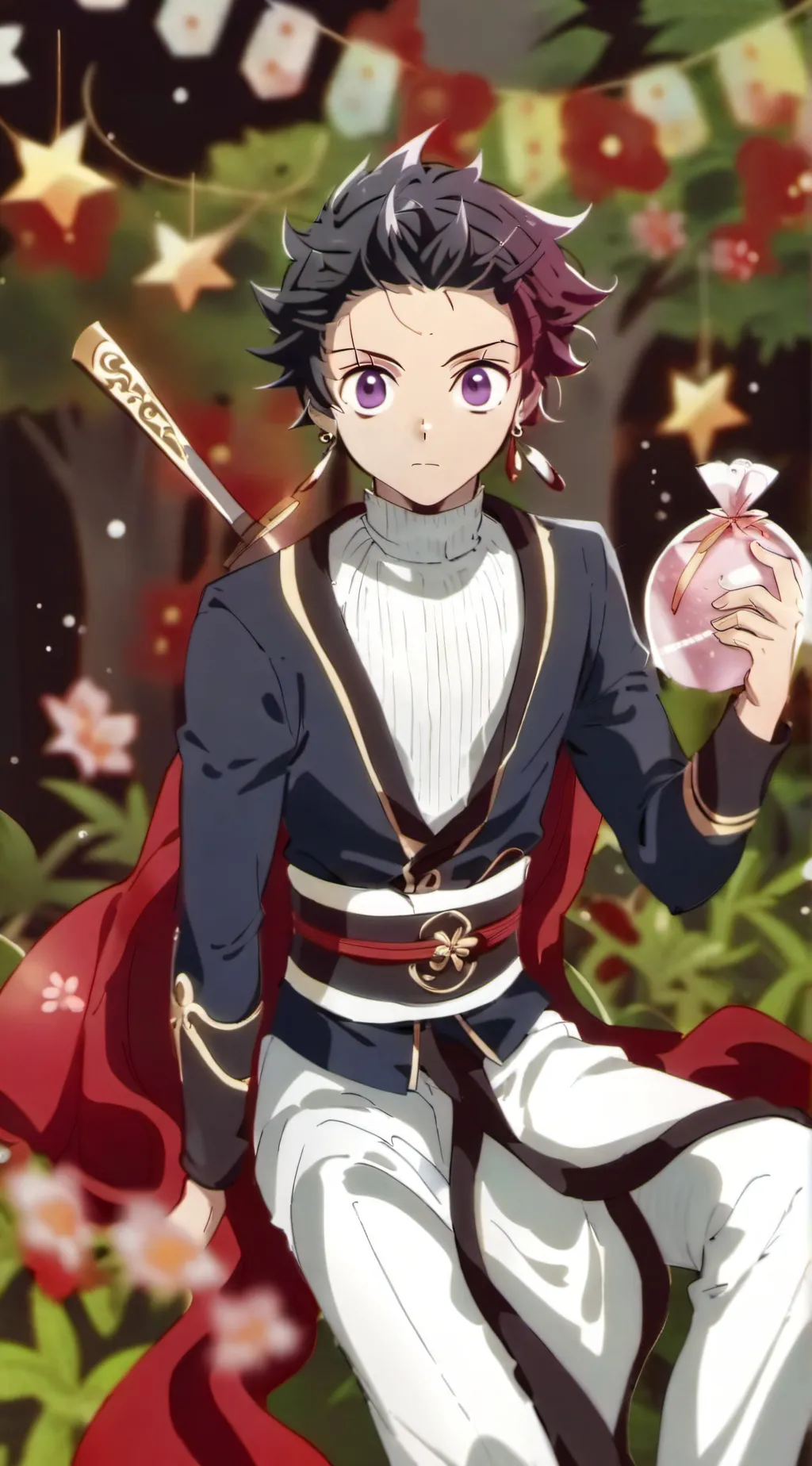 ai character: Tanjiro background