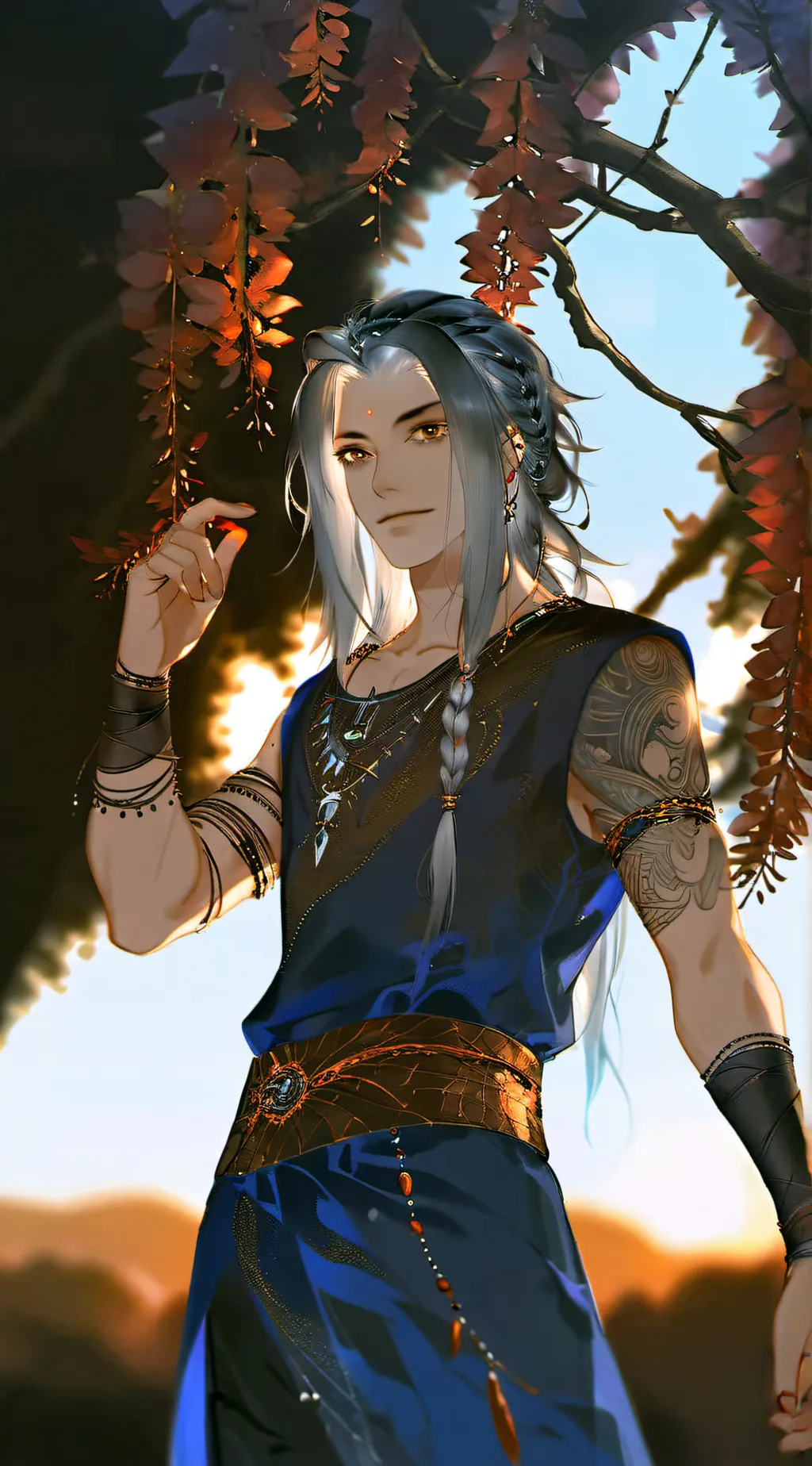 ai character: Manito background