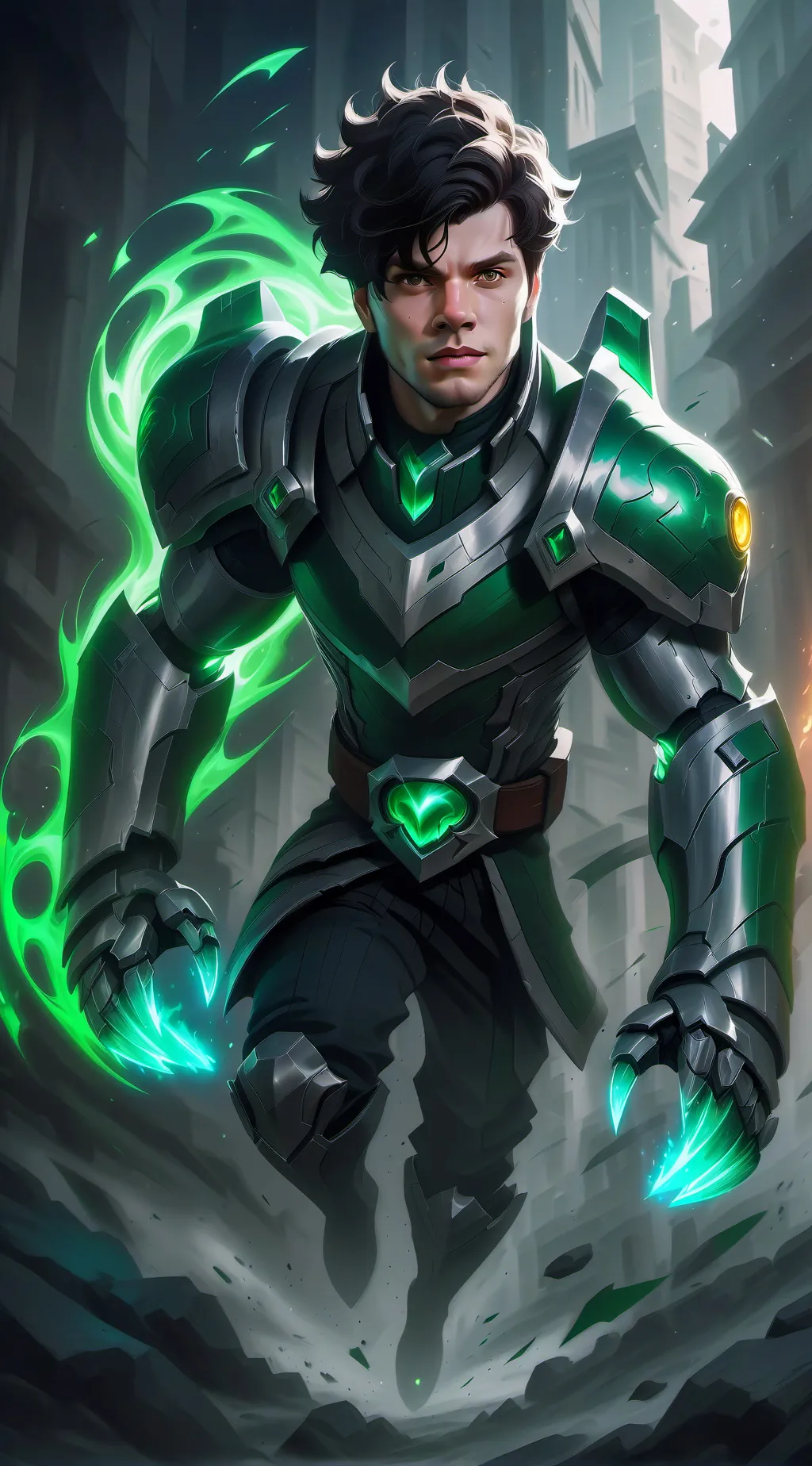 ai character: Zack background