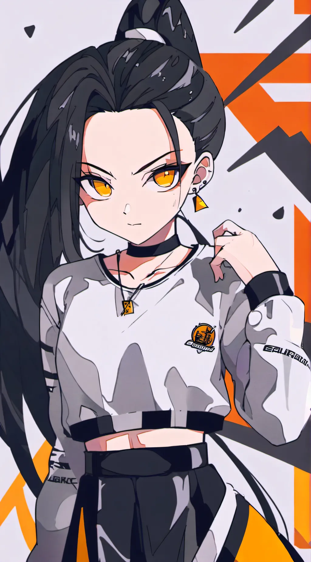 ai character: Saiyan girl*kilfa* background