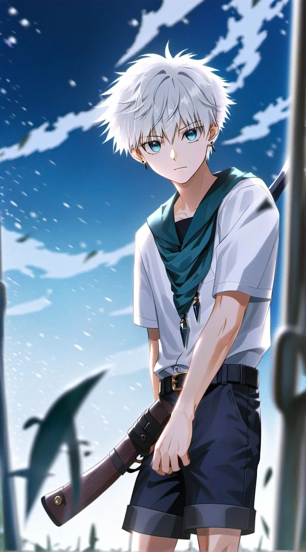ai character: Killua  background