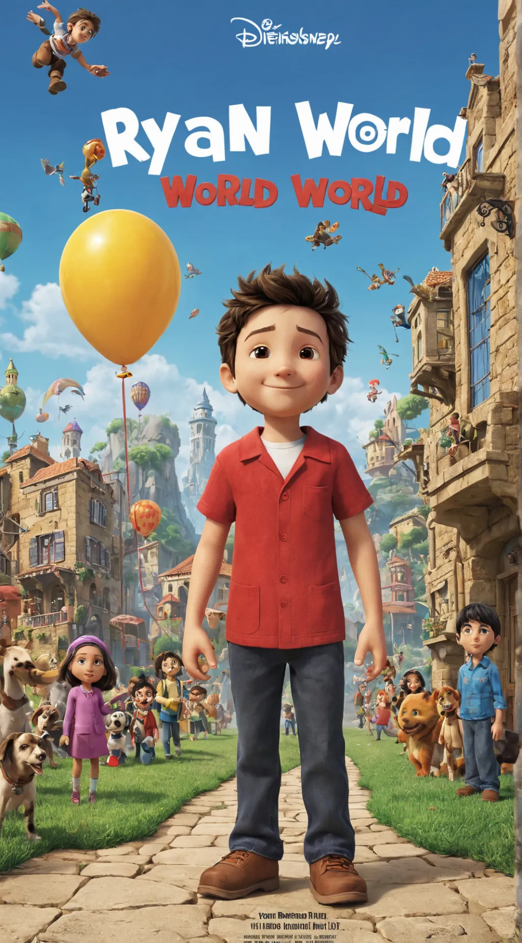 ai character: Ryan's World  background