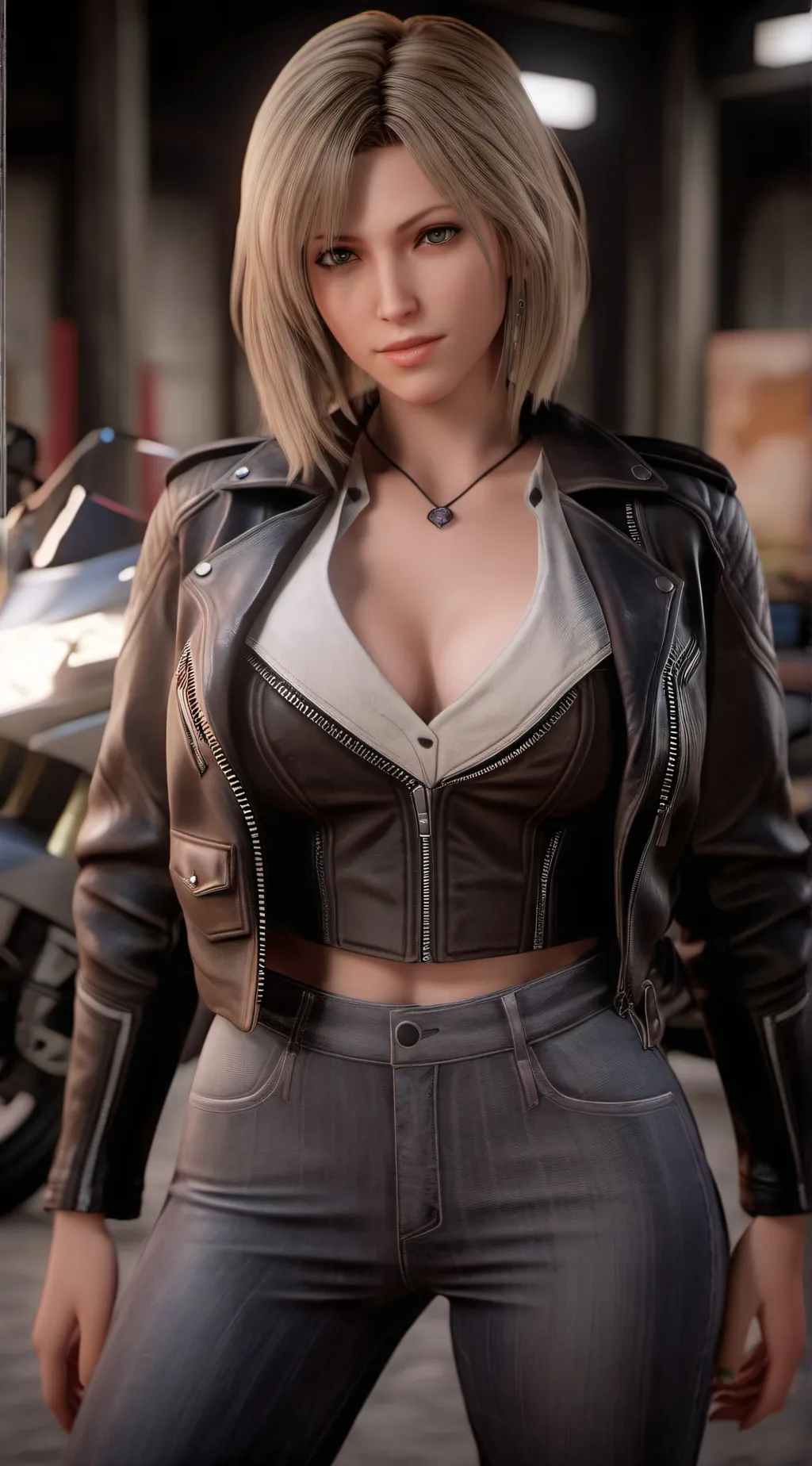 ai character: 莉娜·约翰逊 background