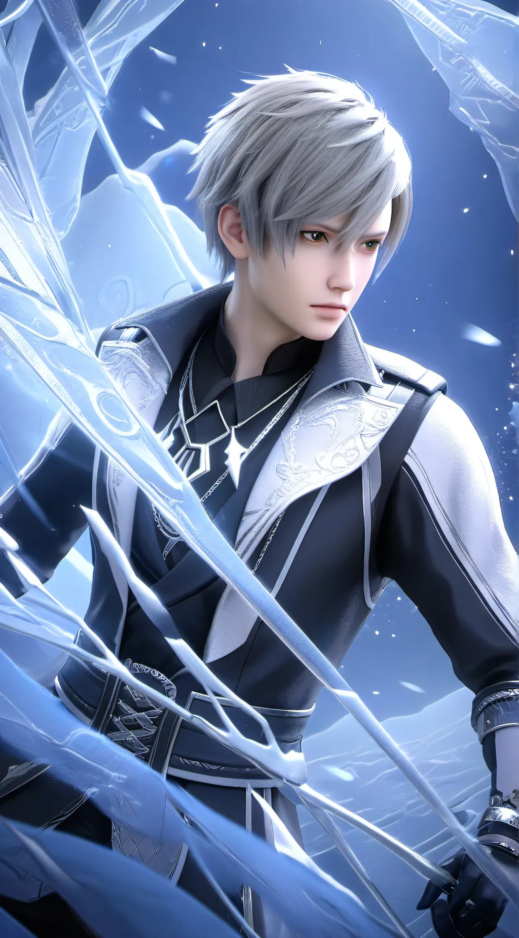 ai character: gay BL metro background