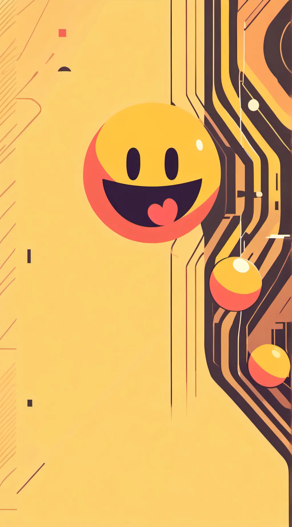 ai character: PAC MAN x tadc background