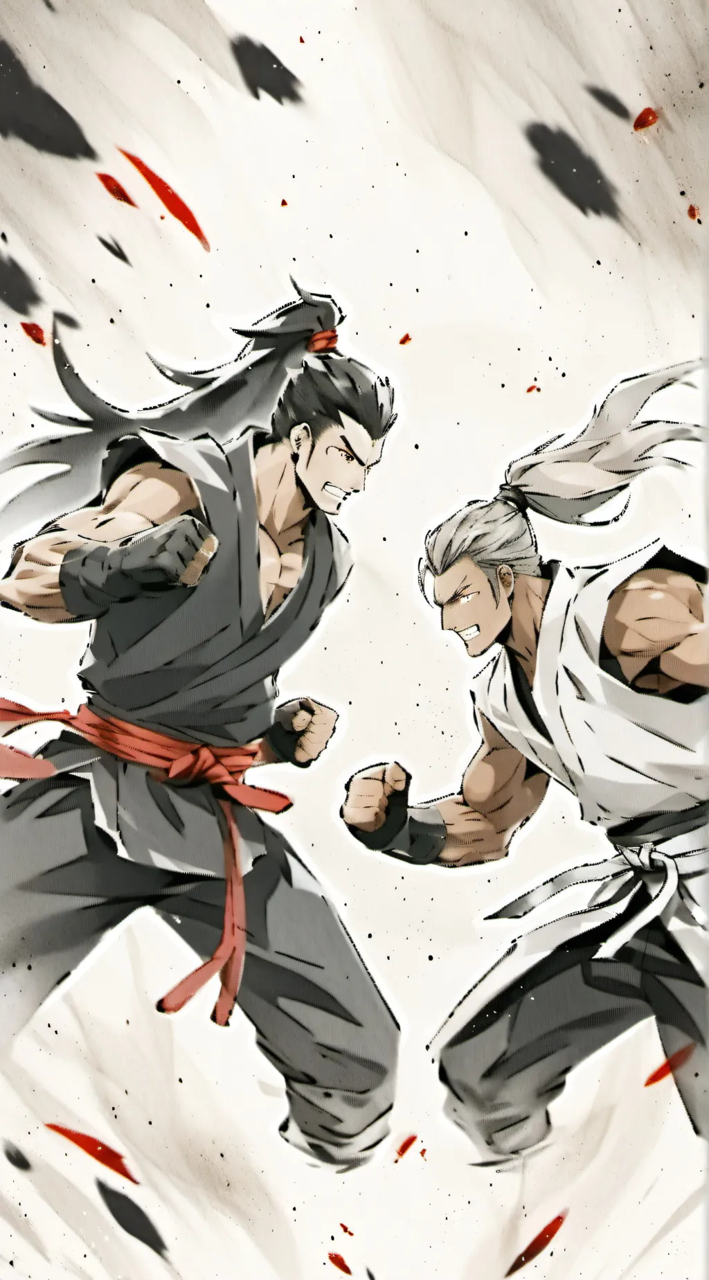 ai character: Ryu and Shin background