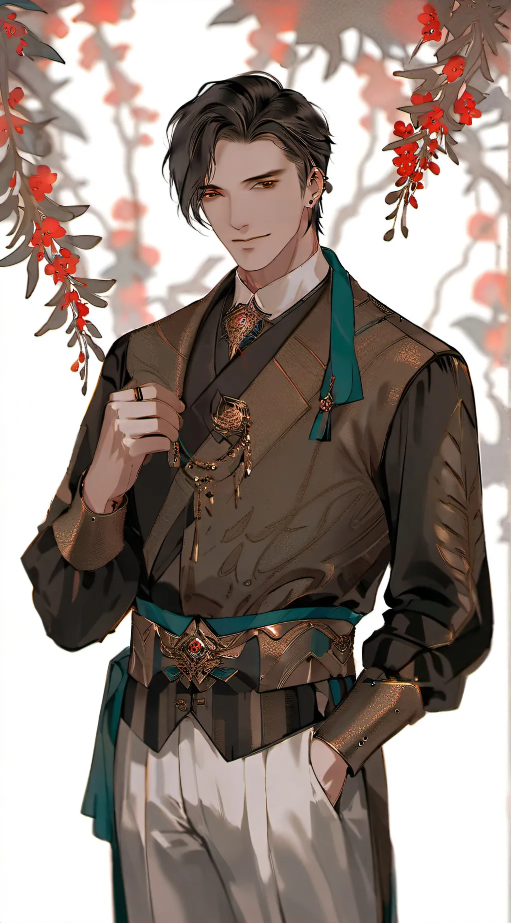 ai character: son&husband  background