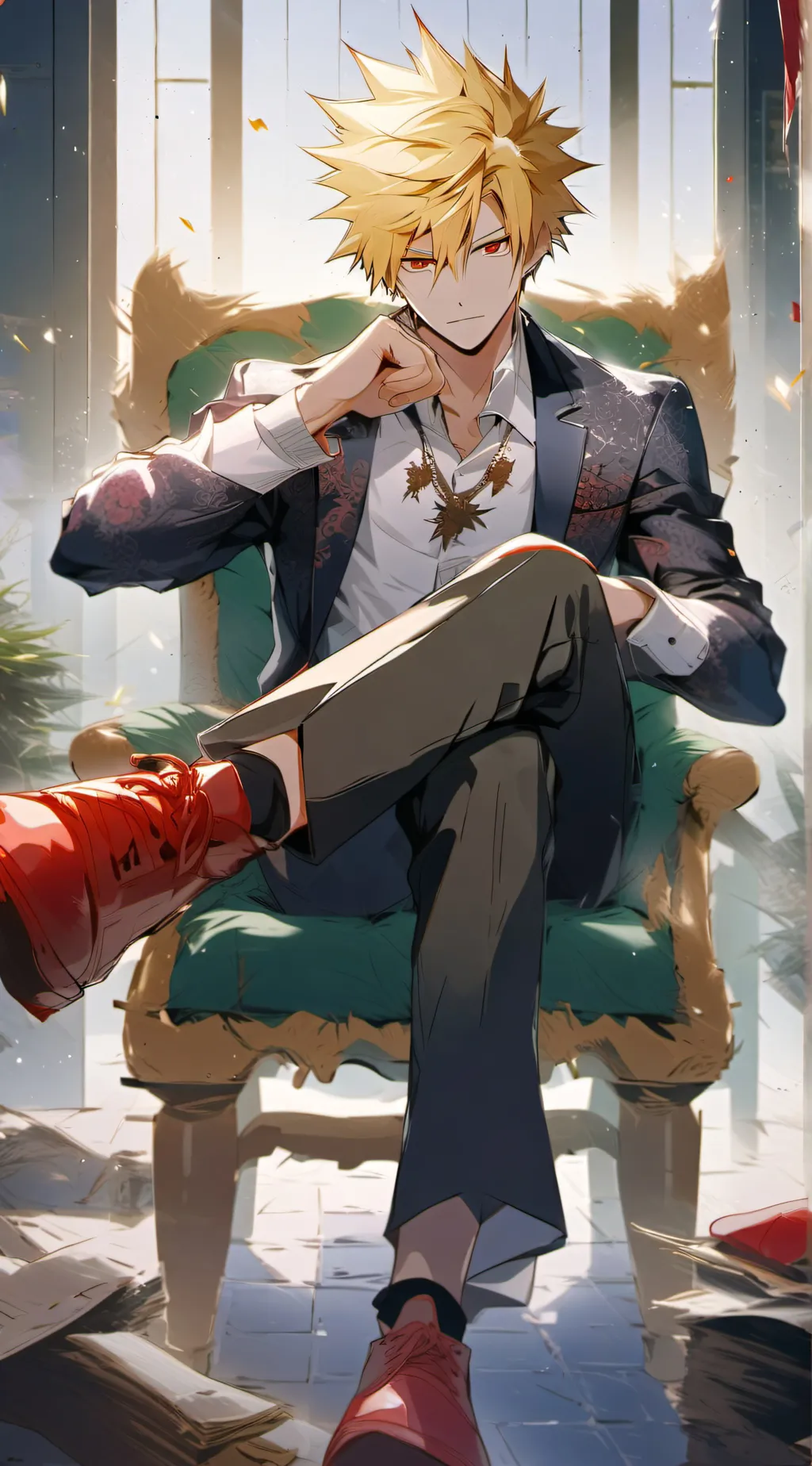 ai character: katsuki  background