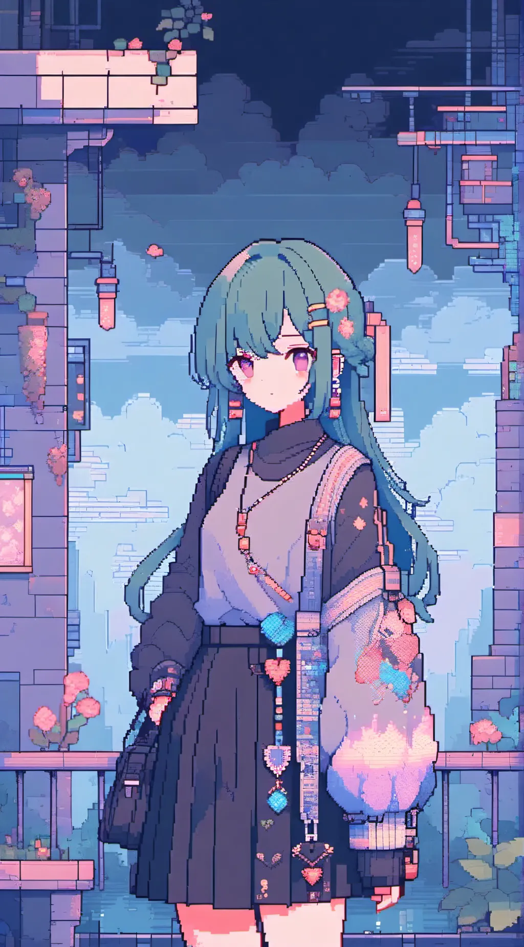 ai character: Luna background