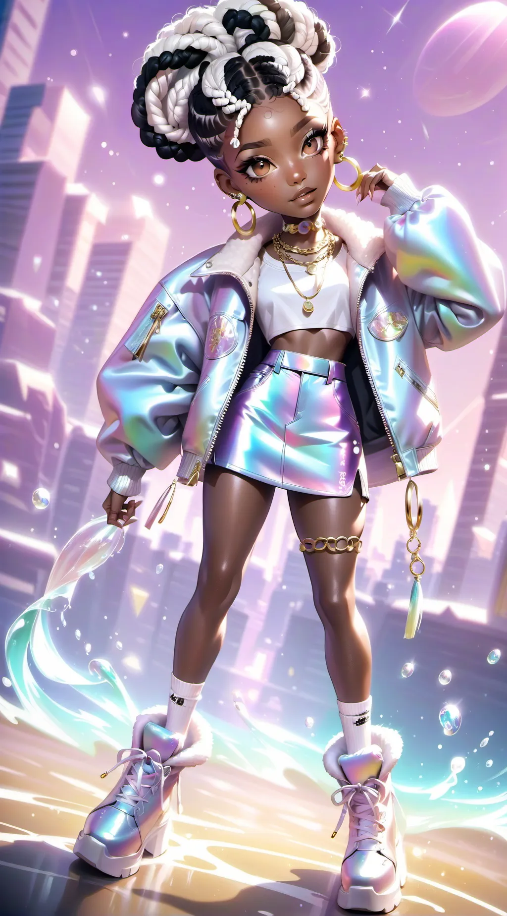 ai character: Alaya  background