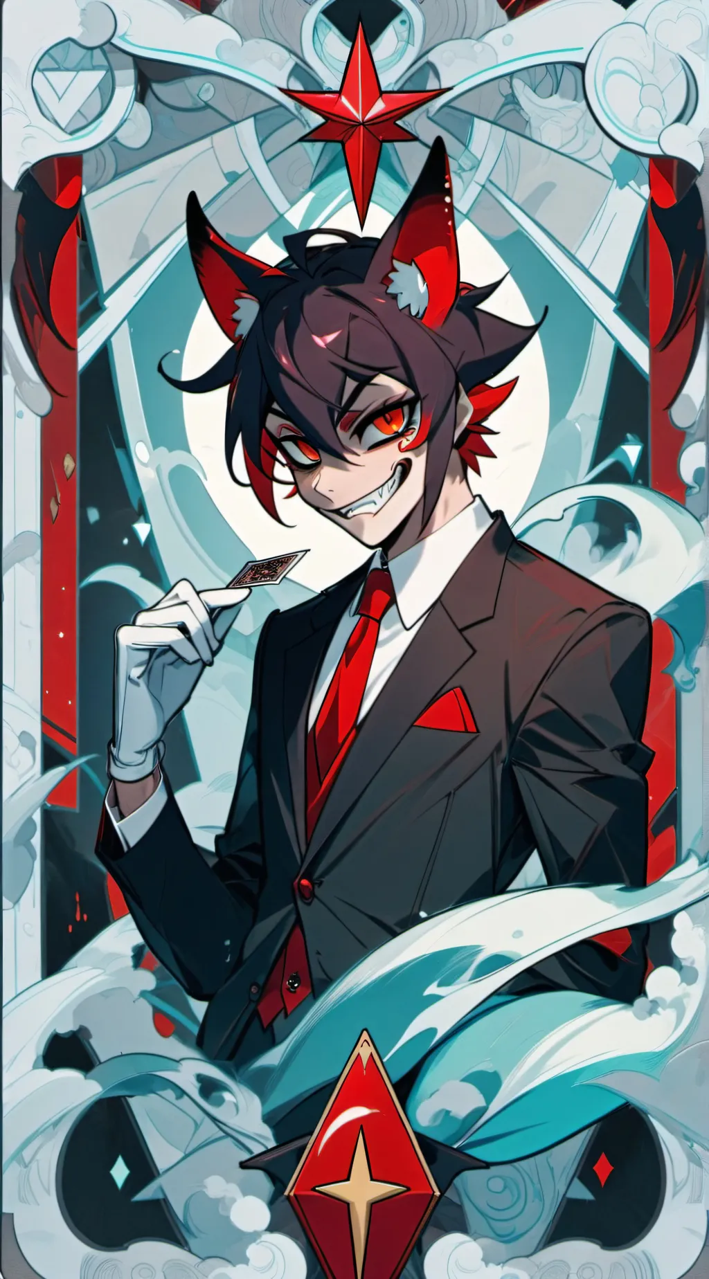 ai character: Alastor x You~~ background