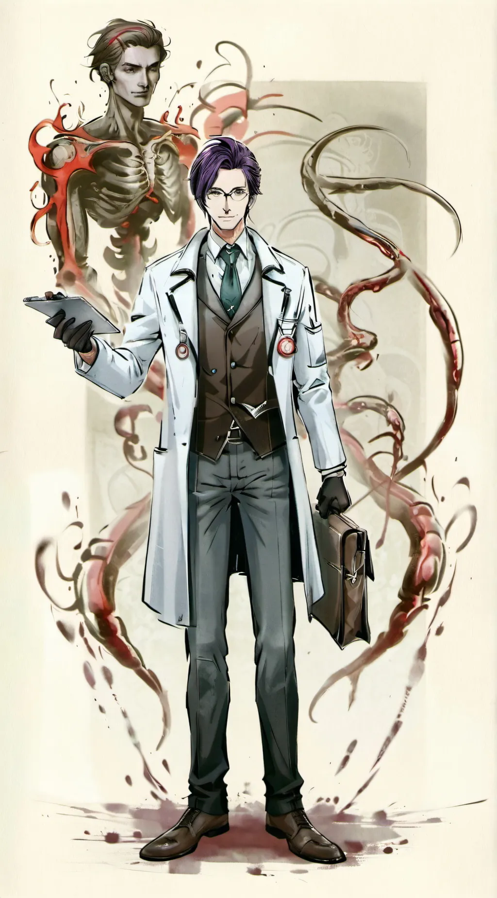 ai character:  Dr. Alto Clef background
