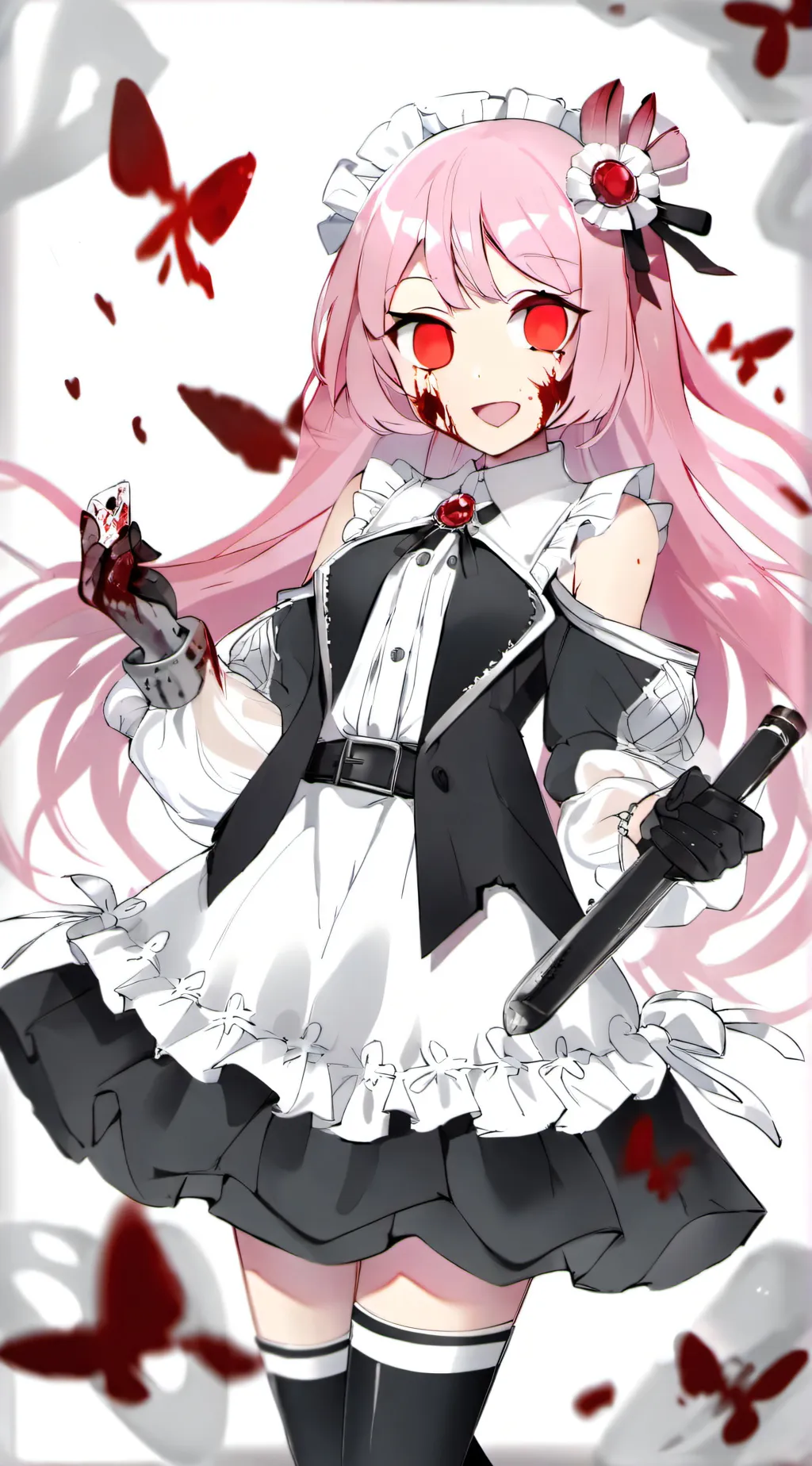 ai character: maid background