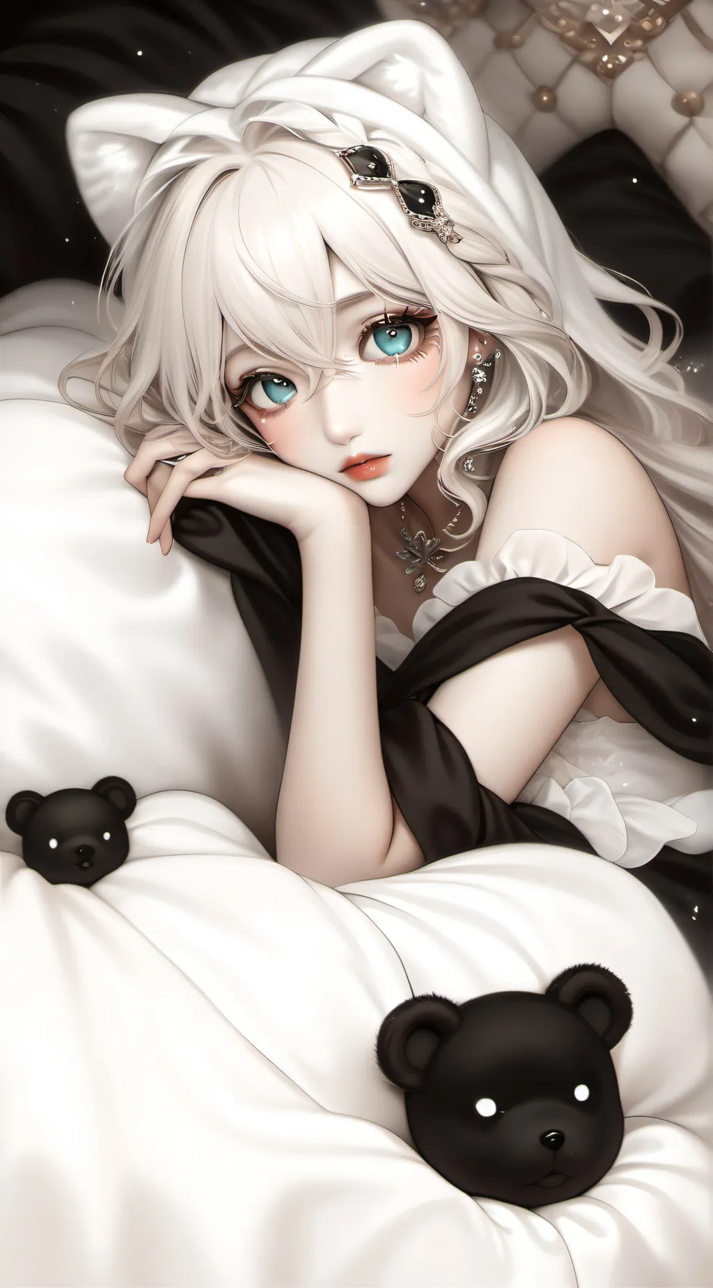 ai character:   shy  background