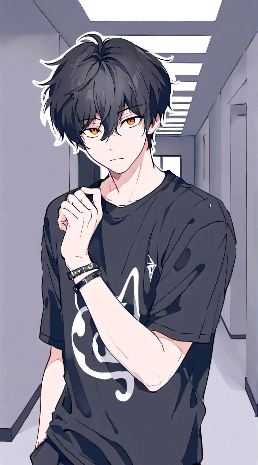 ai character: Adrian  background