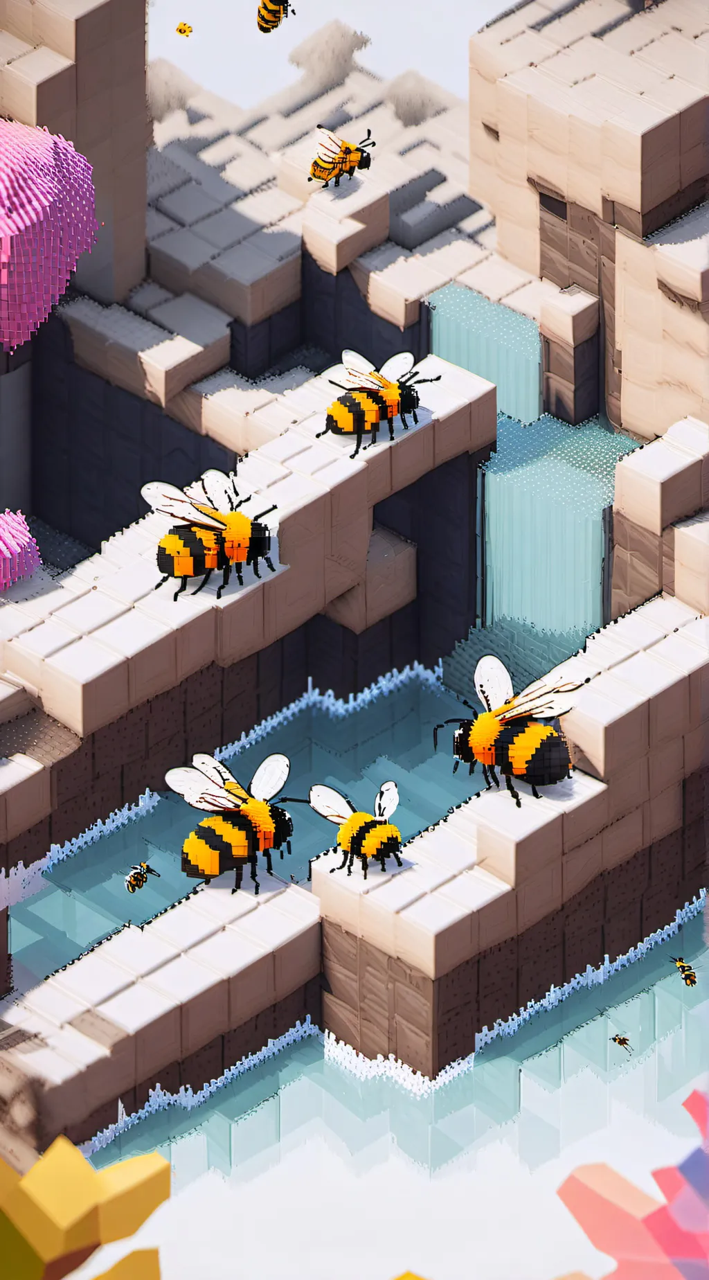 ai character: bee background