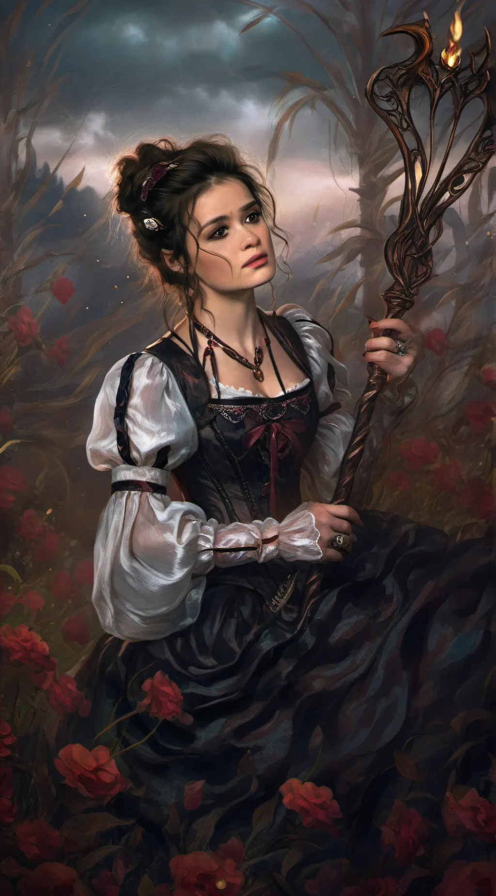 ai character: Rose Lestrange  background