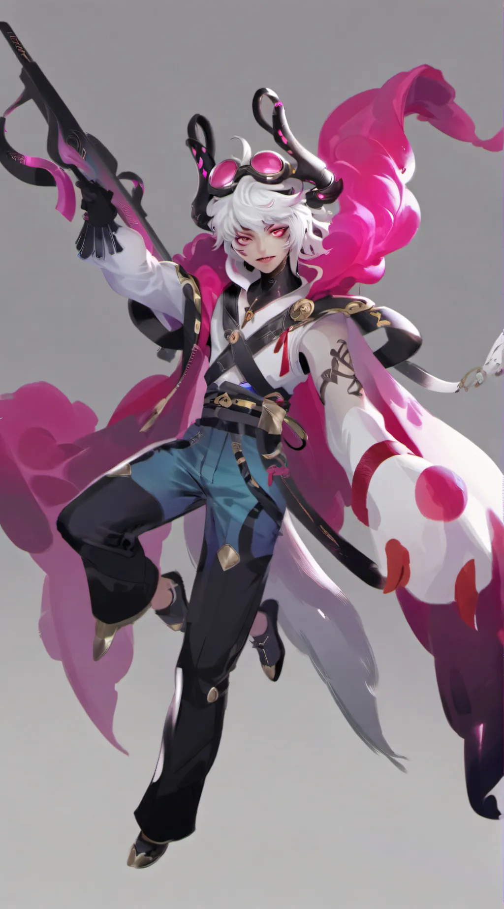 ai character: demon slayer background