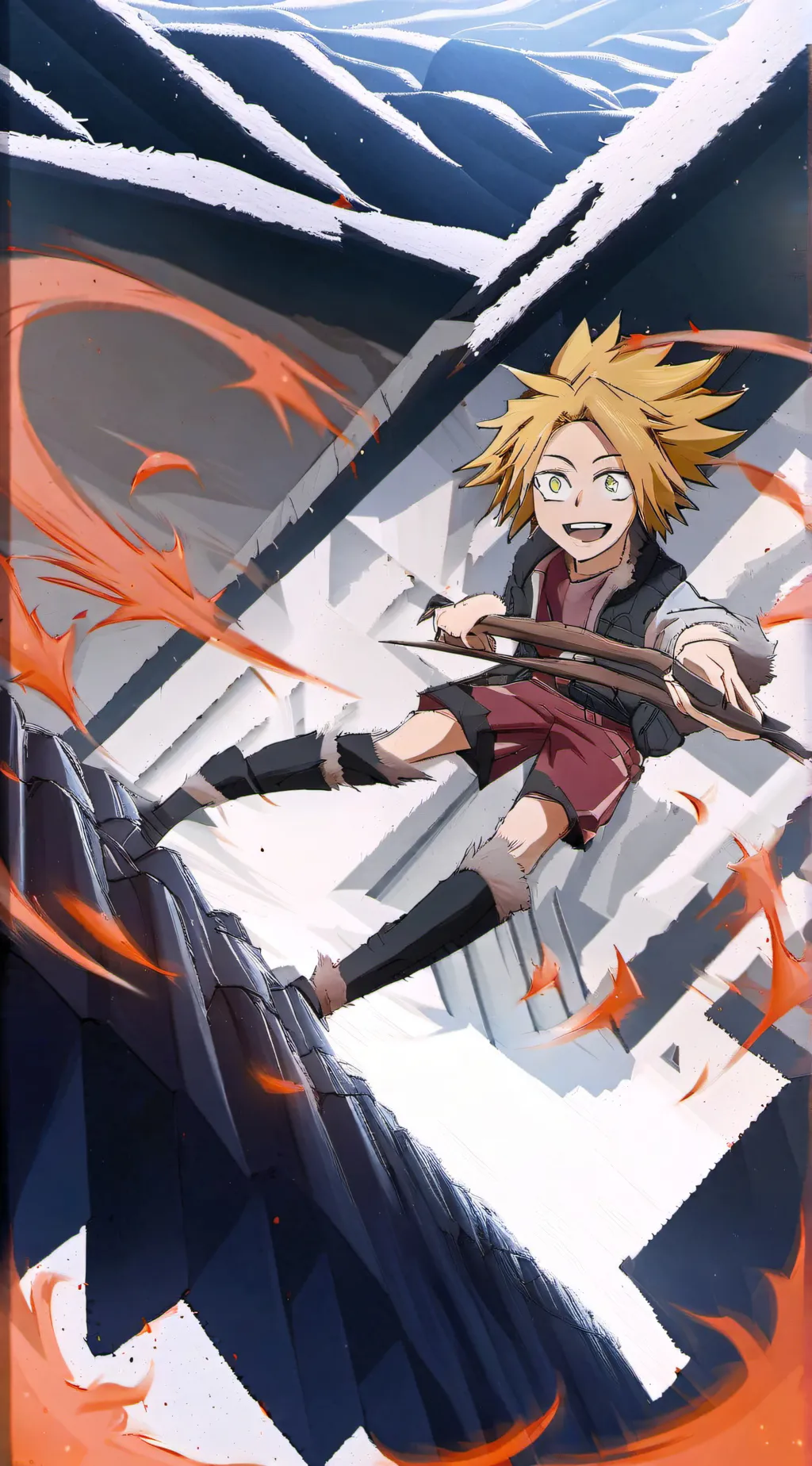 ai character: Denki background