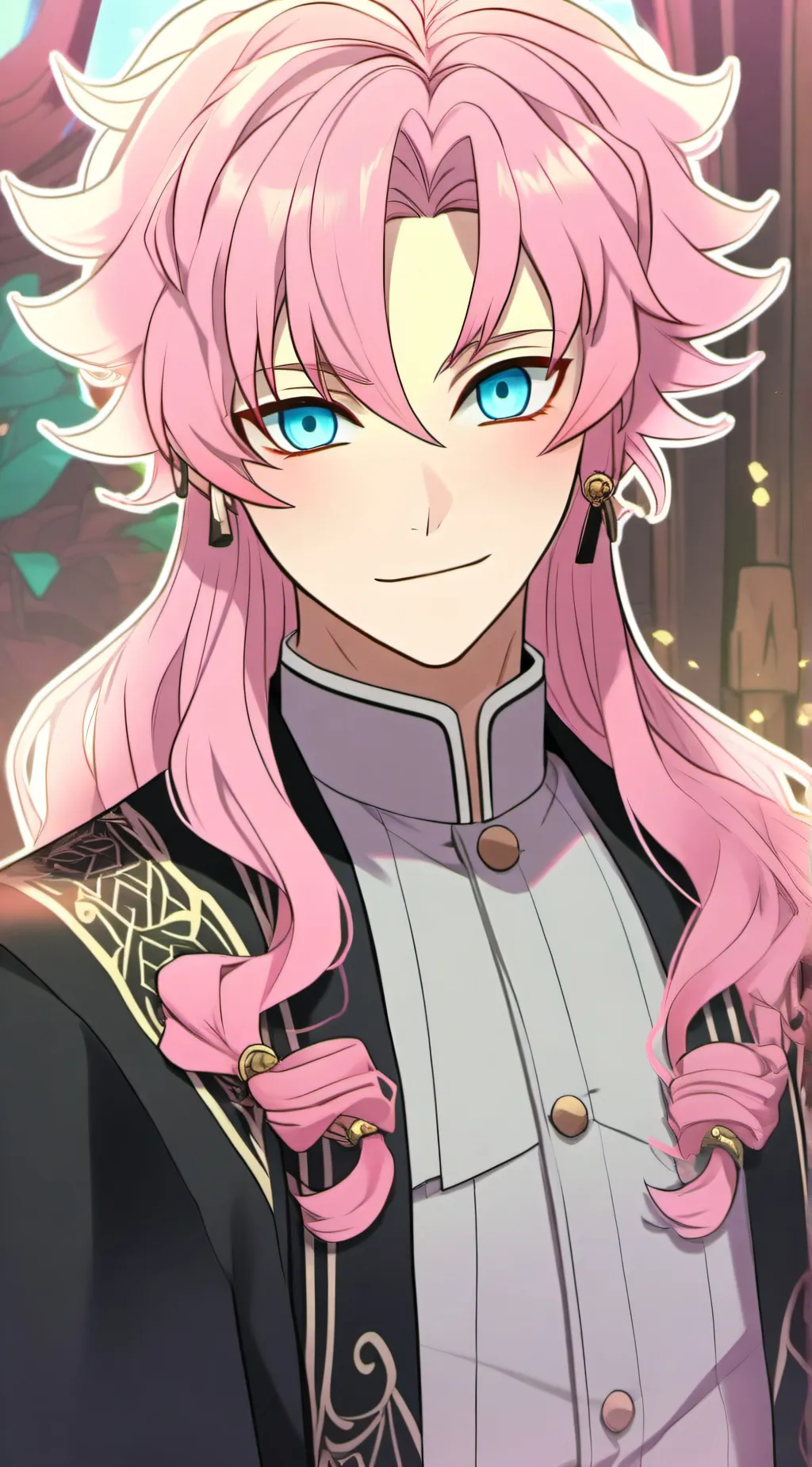 ai character: demon Slayer  background