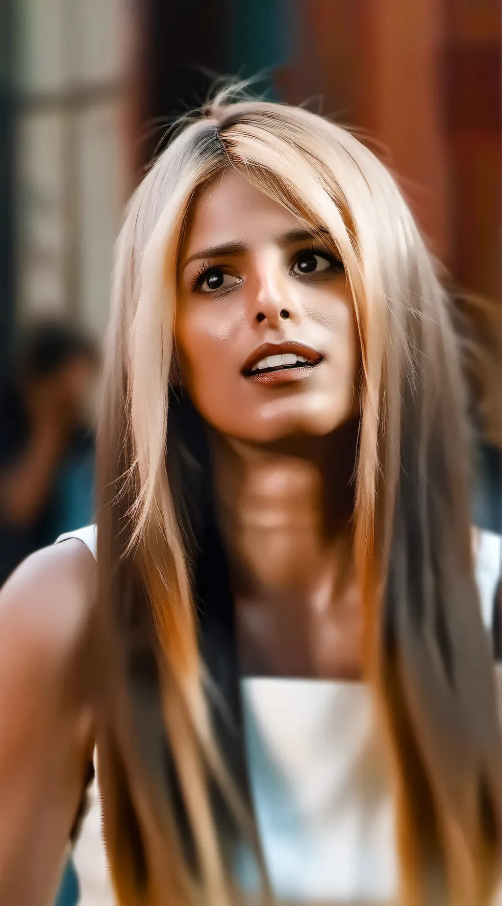 ai character: Evelyn Rose background