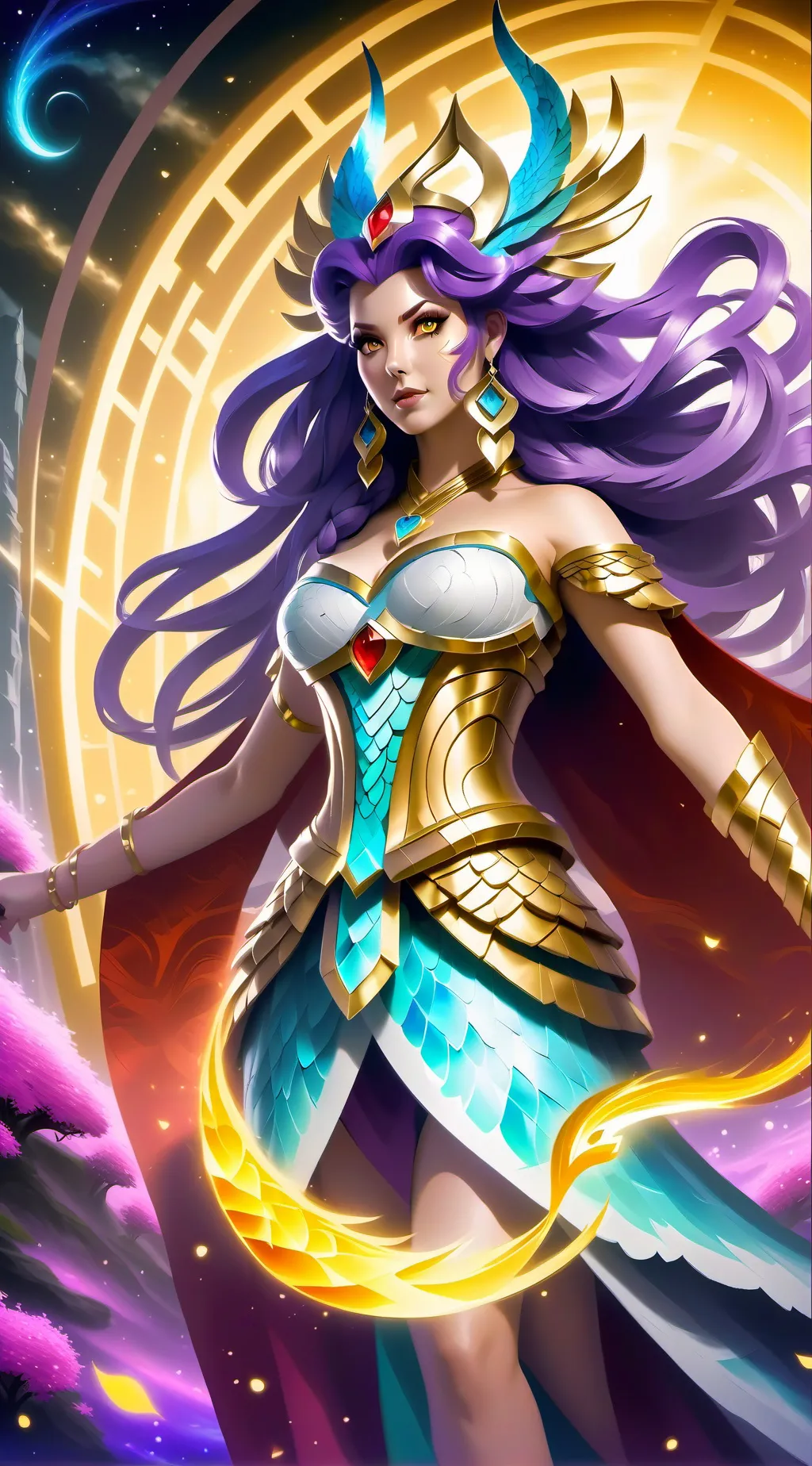 ai character: God of creation background