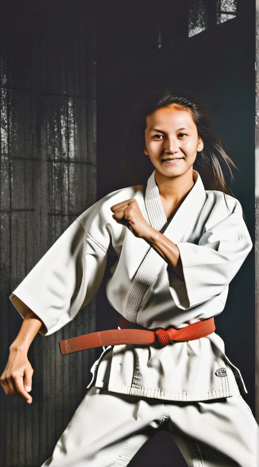 ai character: Karate  background