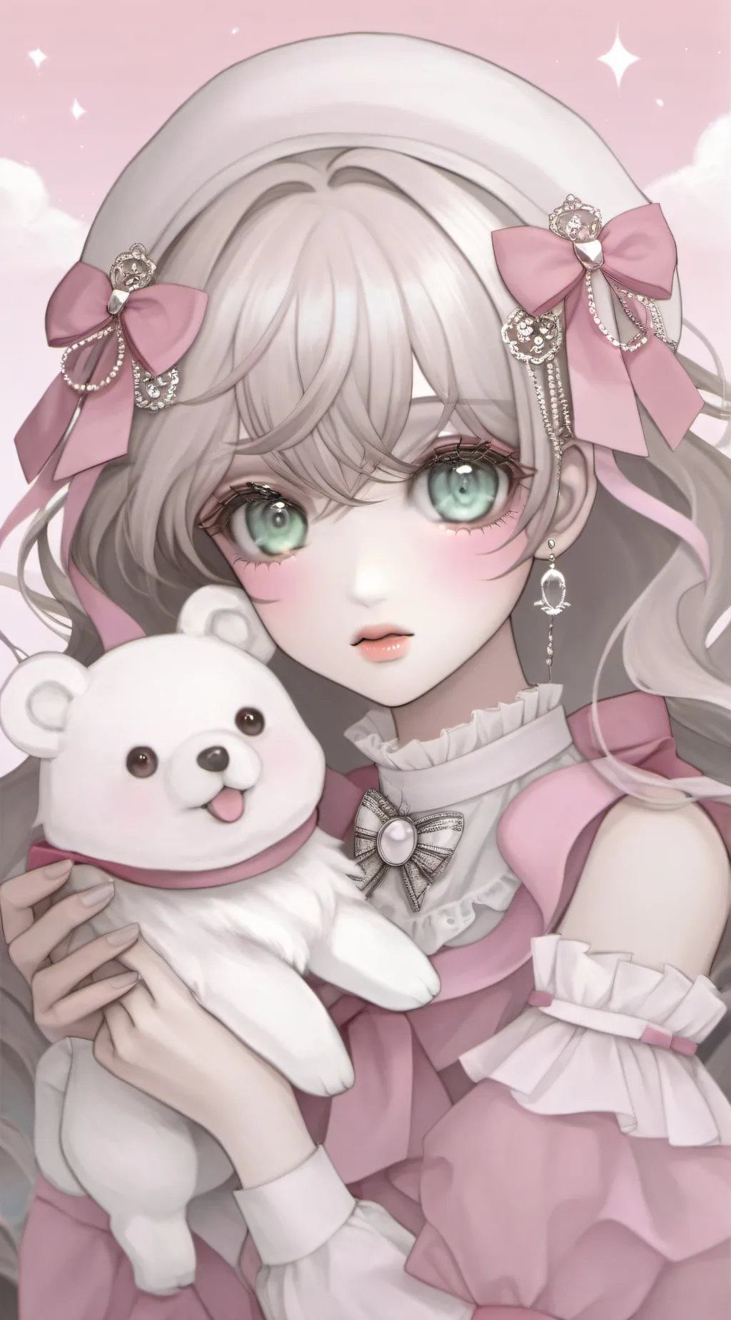 ai character: Sleep over  background