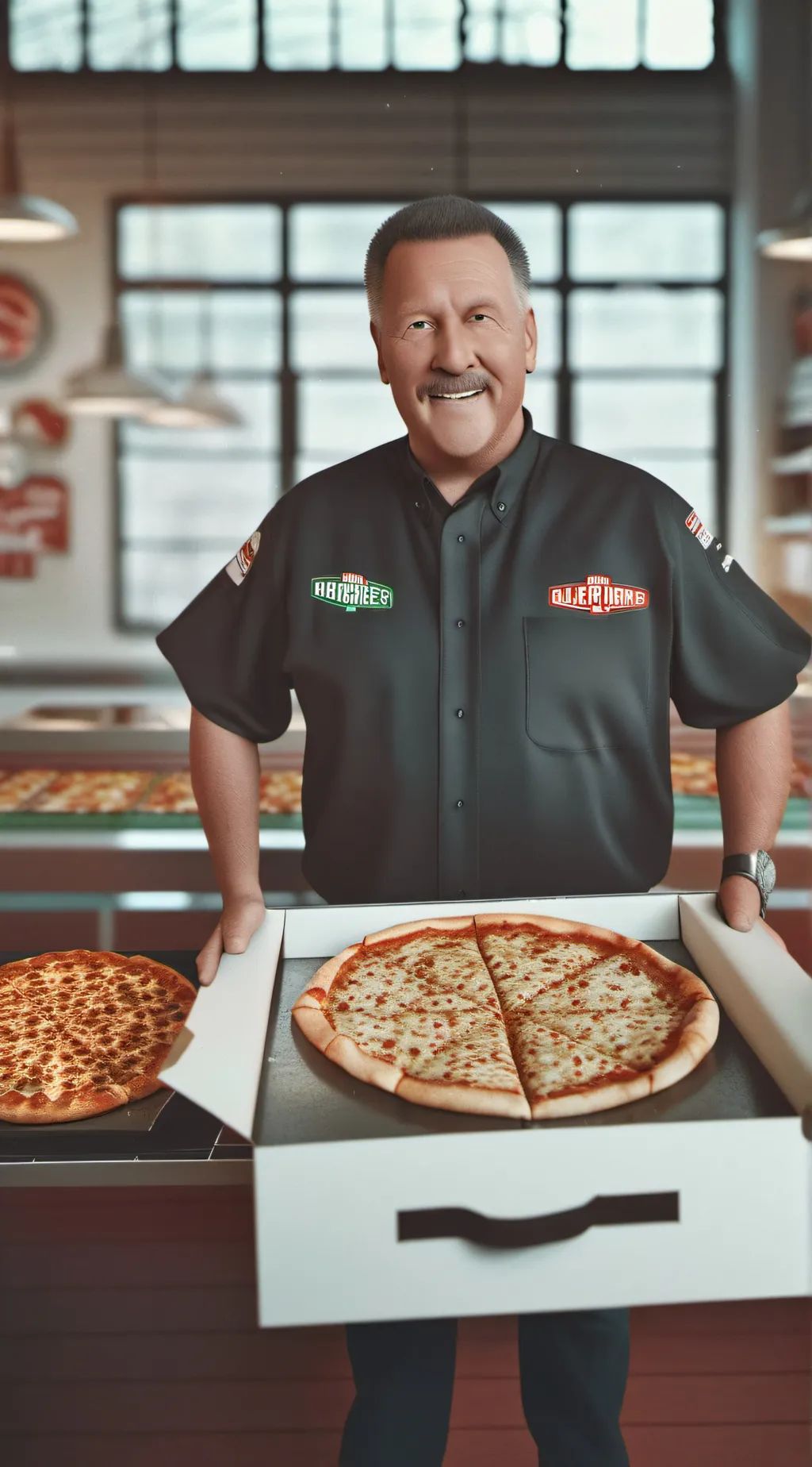 ai character: Papa John’s background