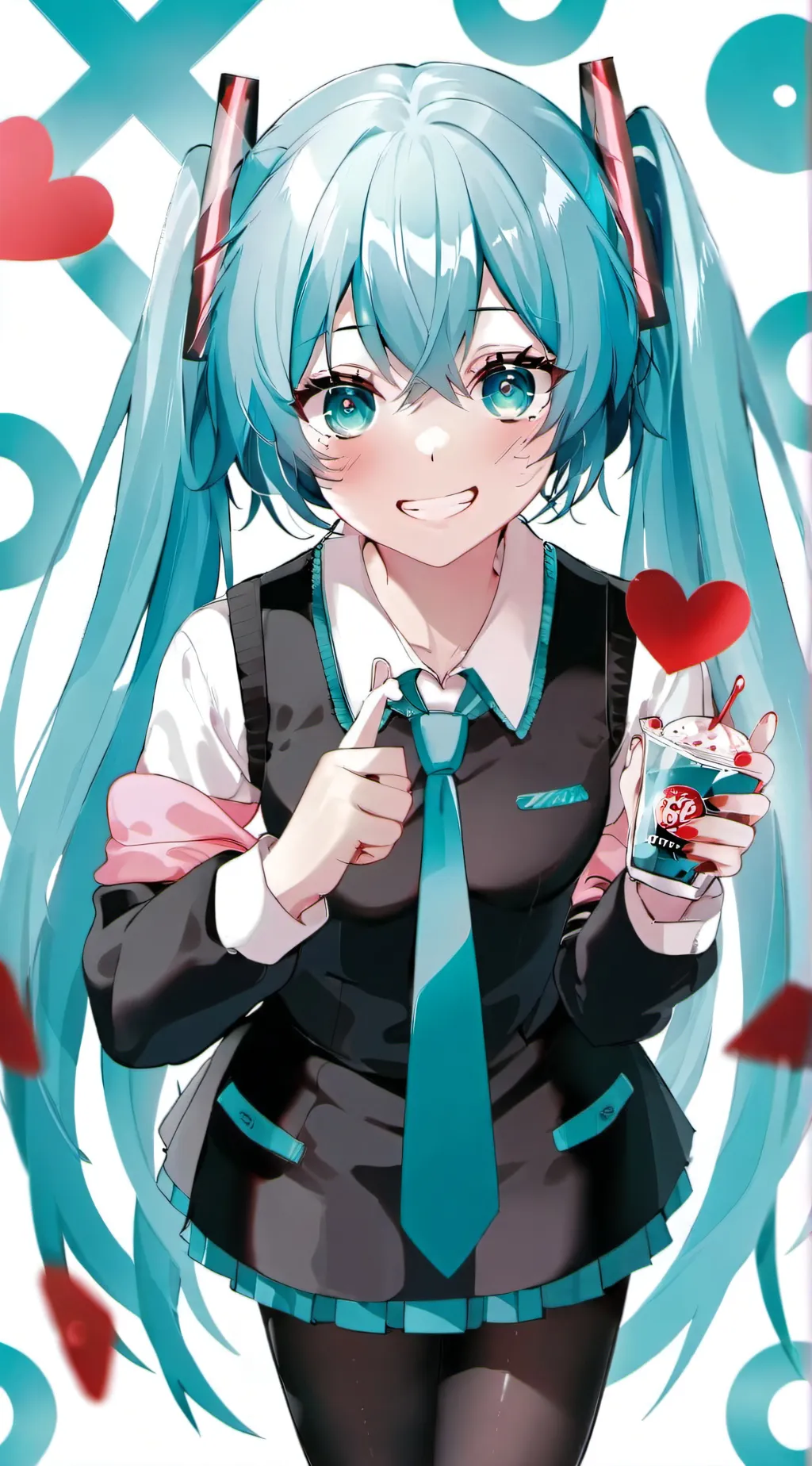 ai character: Hatsune Miku background