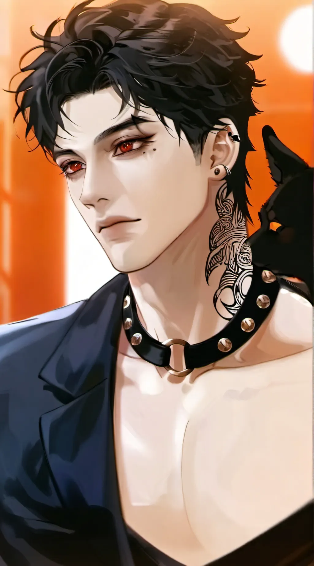 ai character: 🖤theo🖤 background