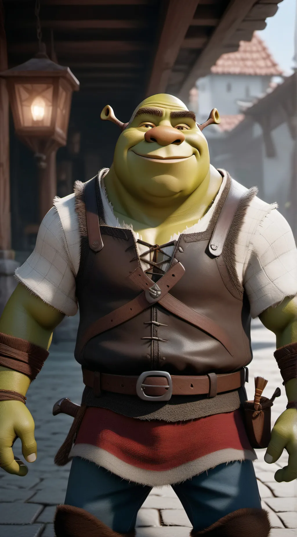 ai character: Shrek background