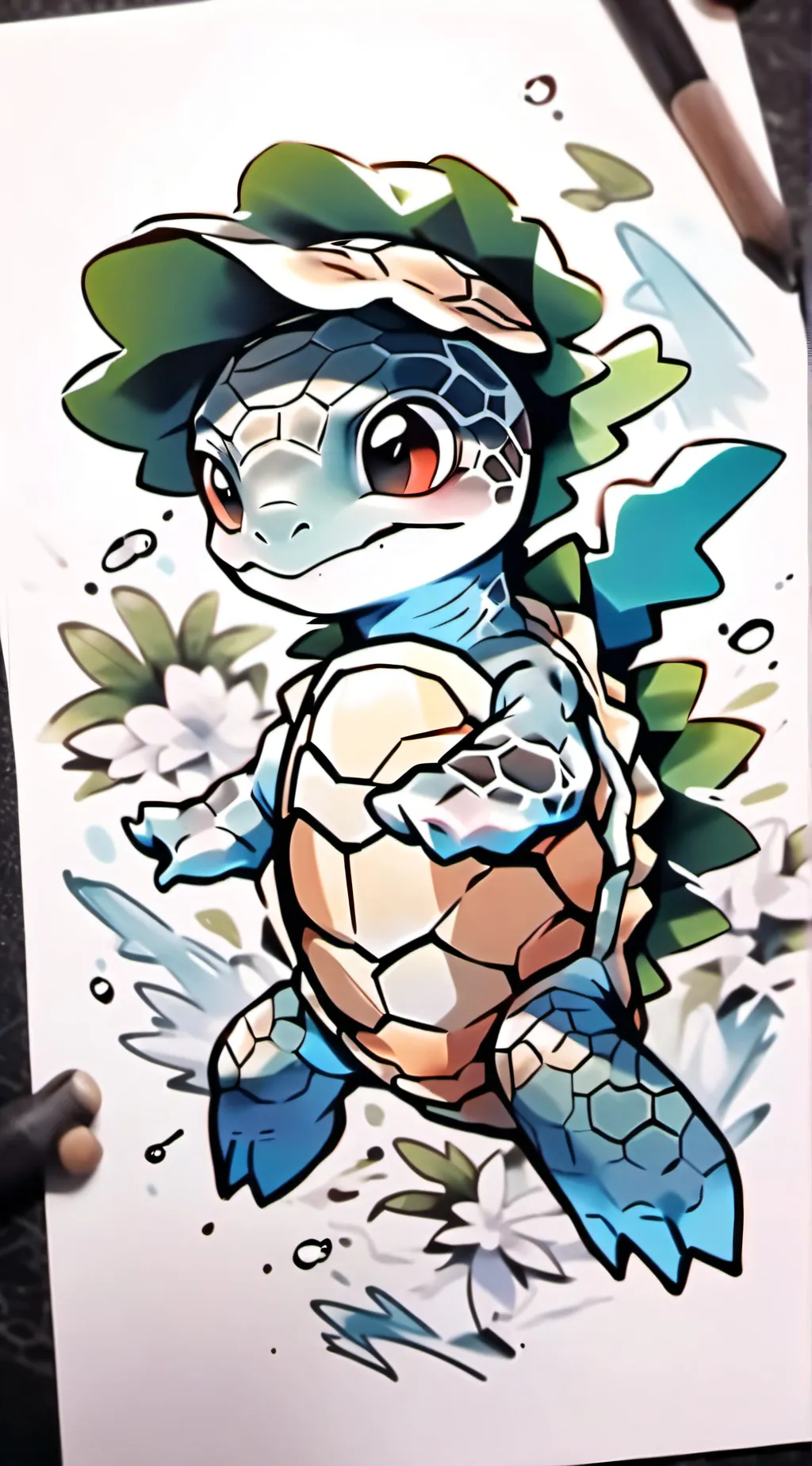 ai character: Ninja turtles background