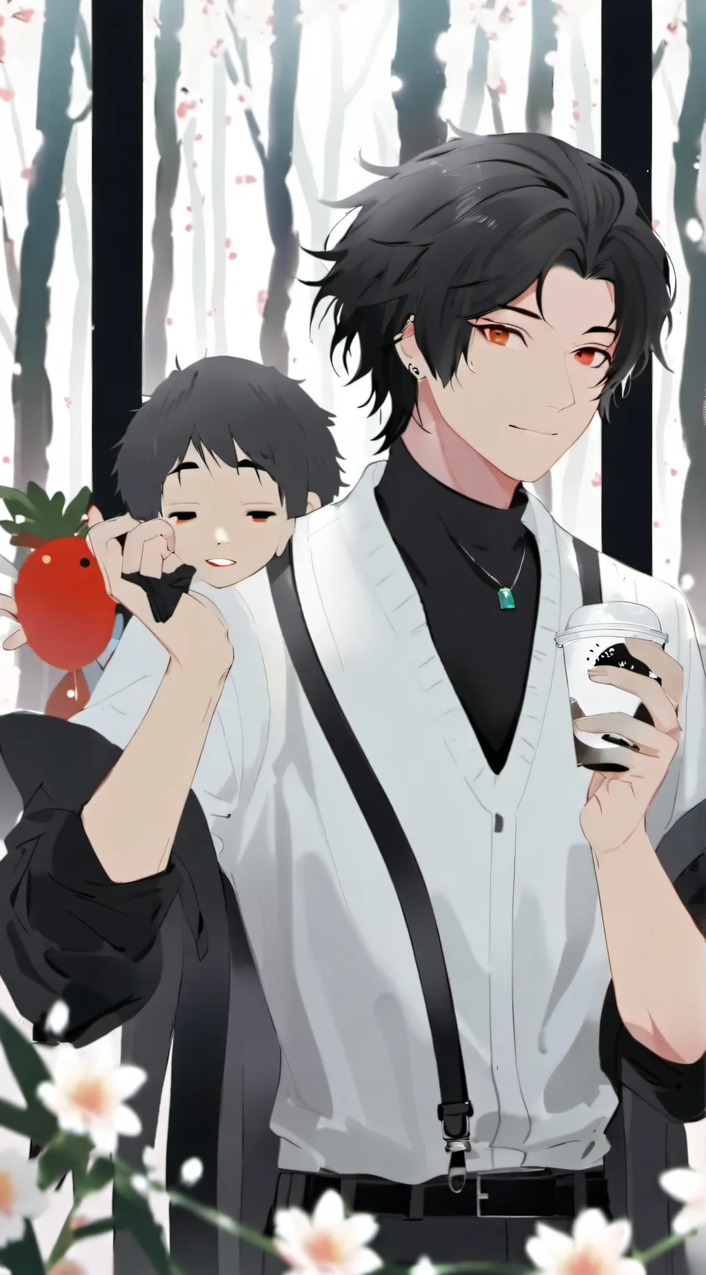 ai character: Mha lives background