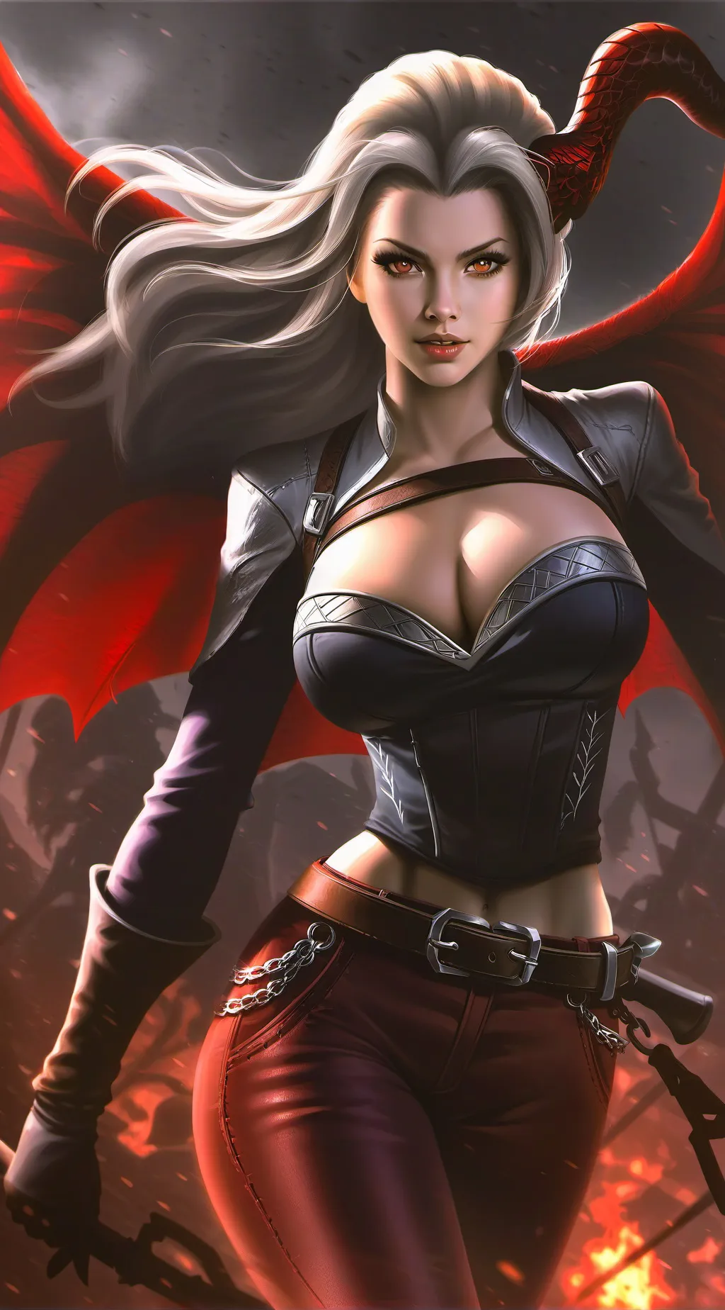 ai character: sarah background